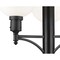 Z-Lite Laurent 1 Light Outdoor Post Mount Fixture, 34.5in. W x 133.75in. H, Black 597PHB-4-5010P-BK - alternate 4